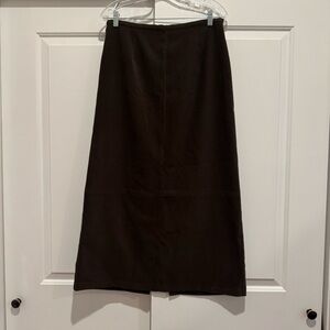 Norton Studio Vintage Dark Brown Skirt - Size 12